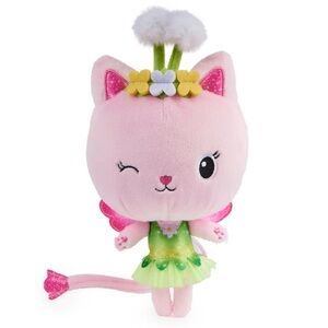Gabby’s Dollhouse Purrfect Doll Pink Fairy Cat Plush Spin Master DreamWorks 12”